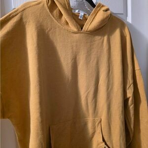 Seven7 Women's Mustard Hoodie Sweatshirt